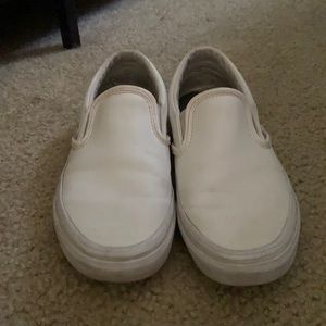 White vans- waterproof ish